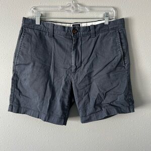 J. Crew Dark Gray Flat Front Shorts